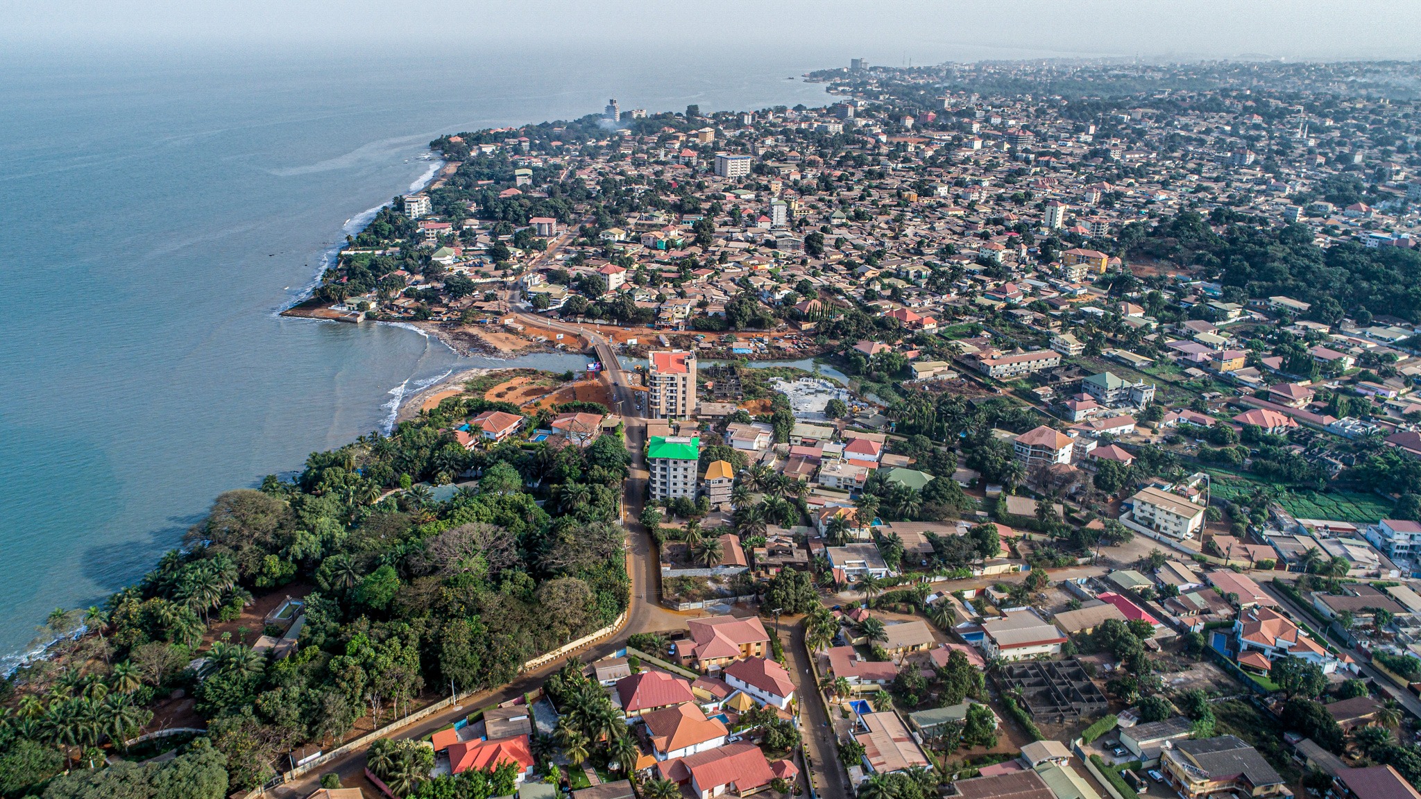Drone,Arial,Conacry,Guinea,Guinee