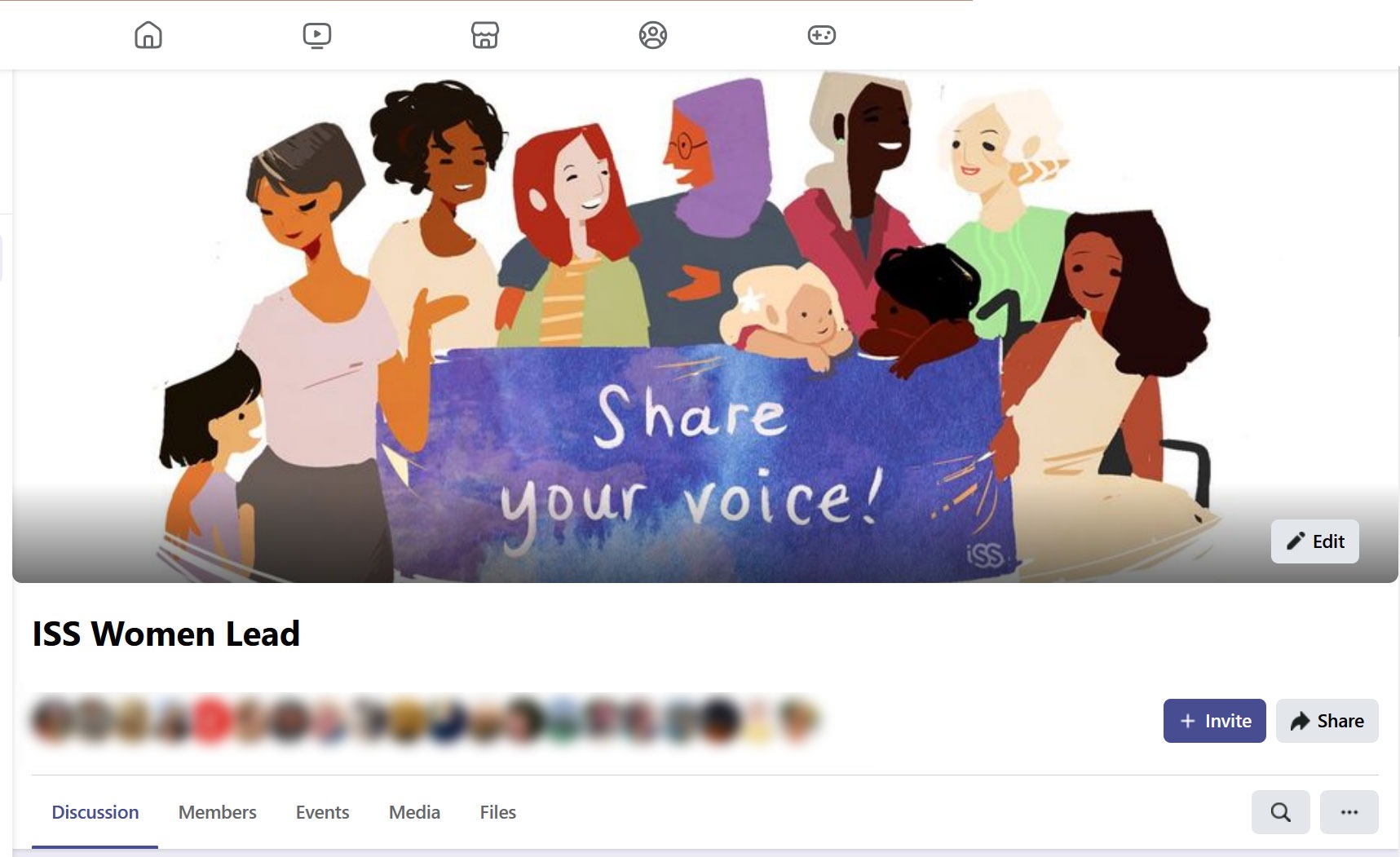 women leadership facebook group
