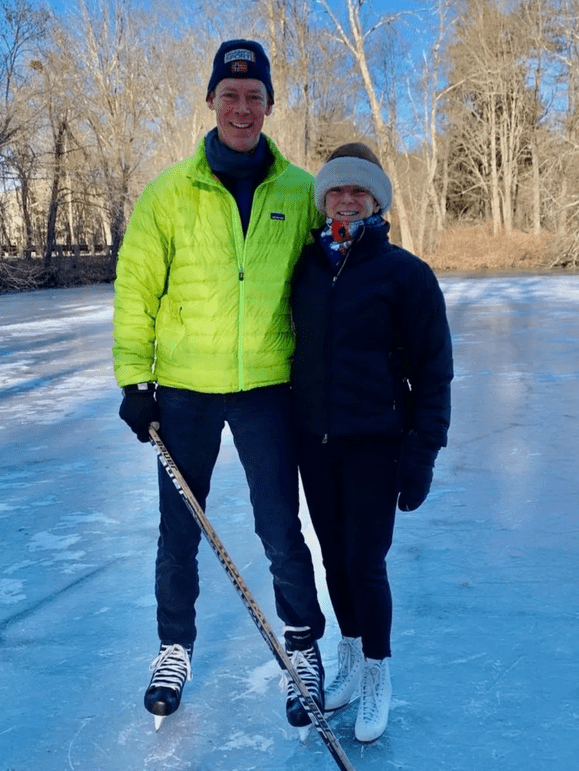 George skating