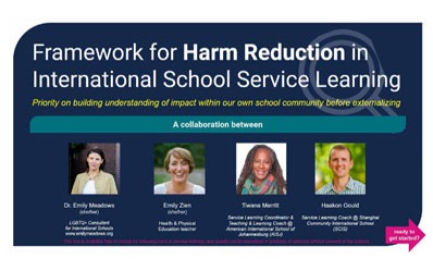 Framework for Harm Reduction in International School Service Learning