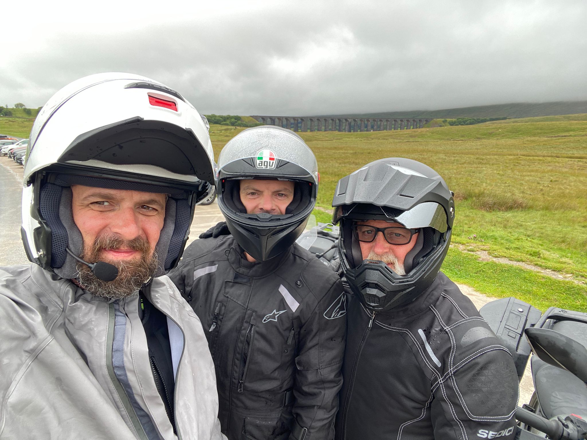 Gerald on a motorcycle ride