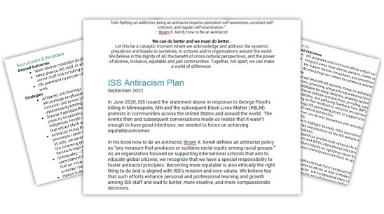 ISS Antiracism Plan