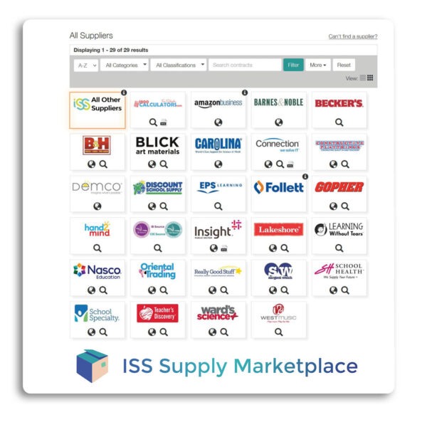 ISS School Supply Vendors