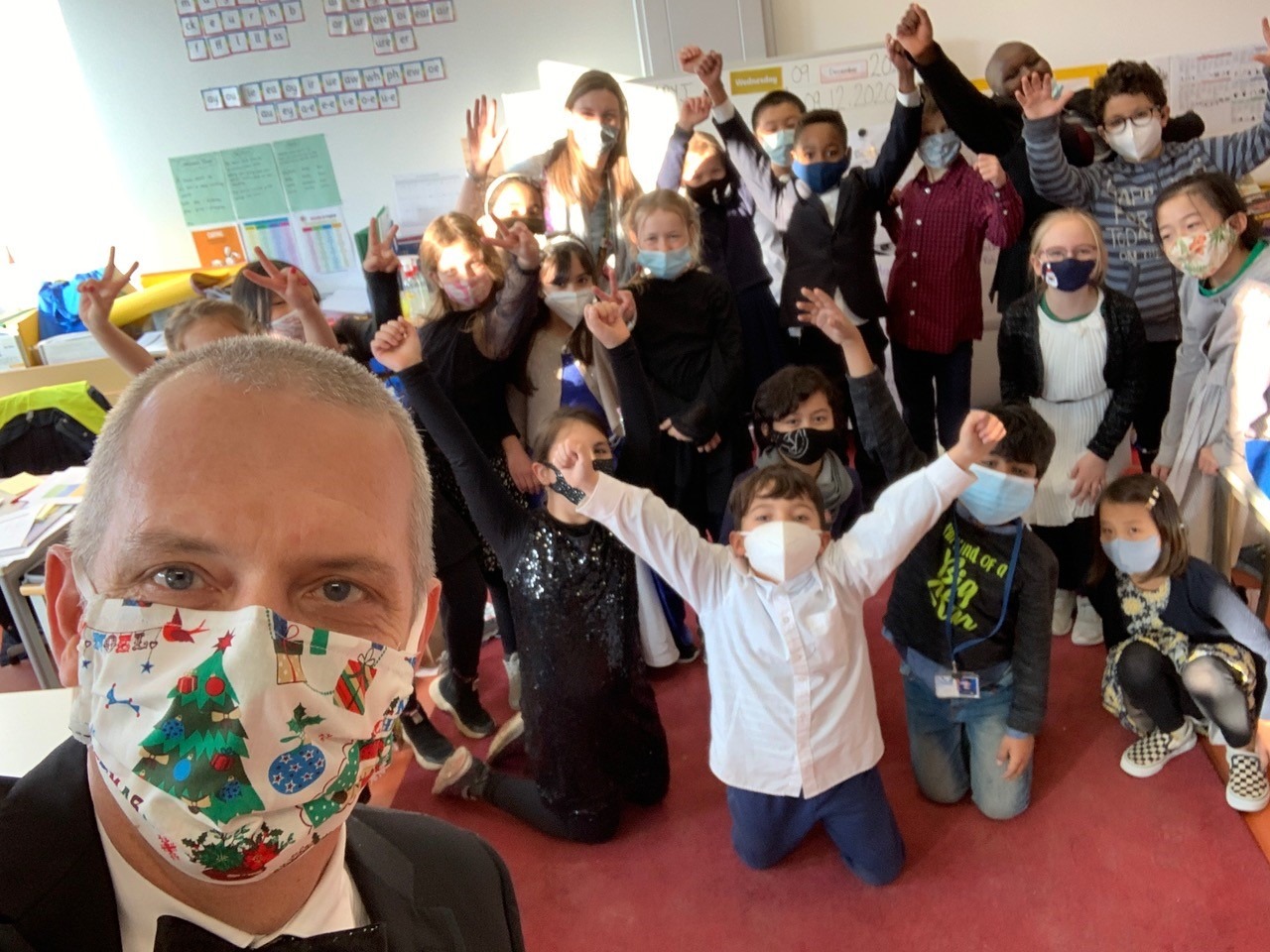 derek nelson_Formal Day Selfie with Kids