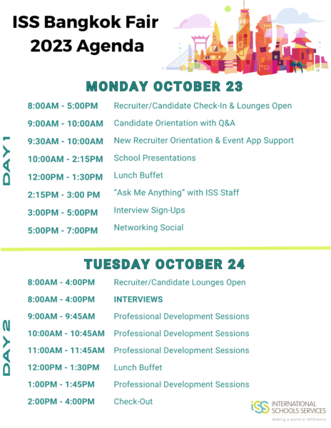 Bangkok Job Fair Schedule