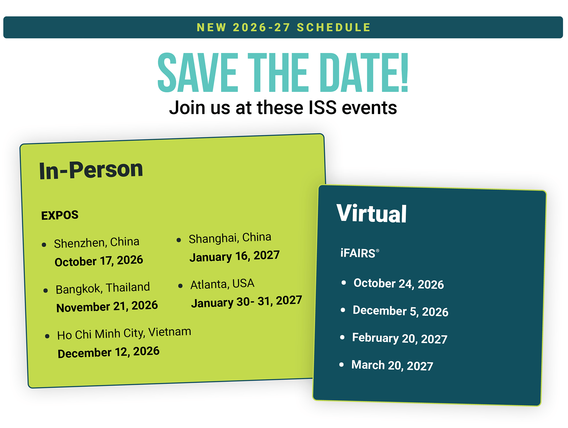 Save the date Save the date